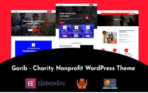 Gorib - Charity WordPress Theme