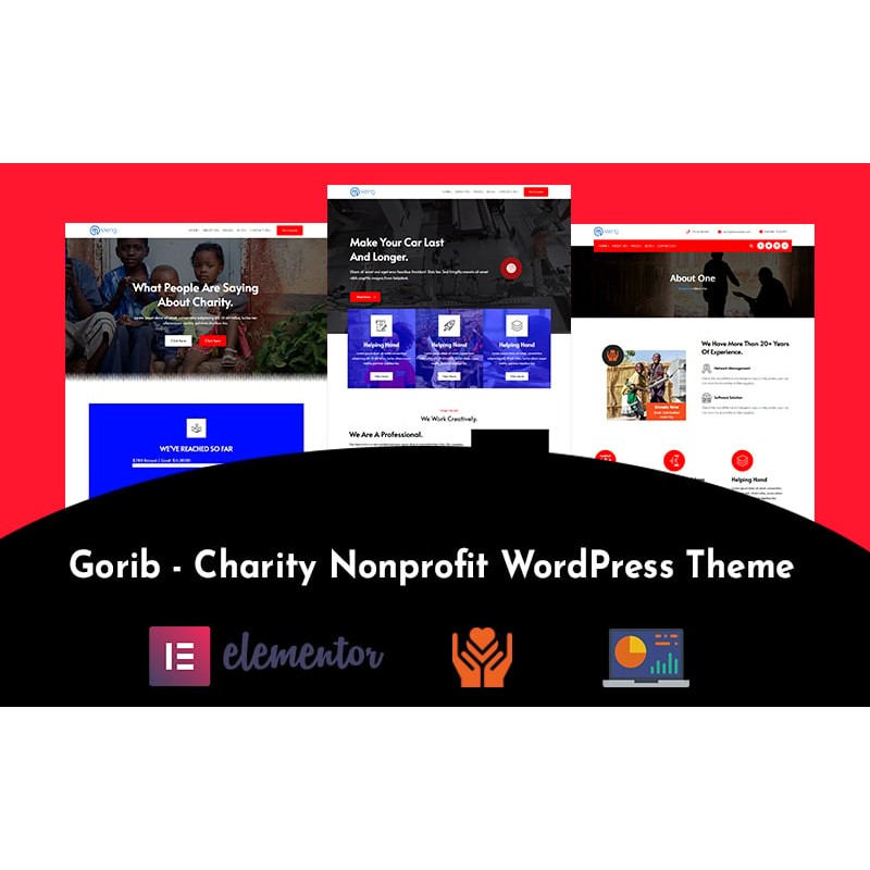 Gorib - Charity WordPress Theme