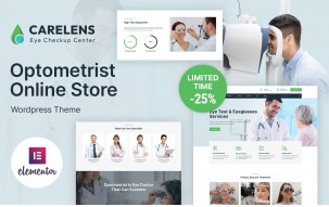 Carelens - Optometrist and Eye Care WordPress Theme