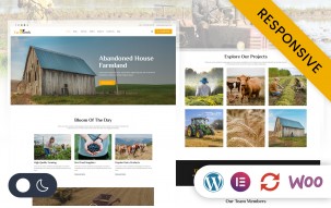 Farmwork - Agriculture and Organic Farming Elementor WordPress Responsive Theme