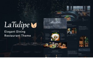 LaTulipe - Tasty Dining Restaurant WordPress Theme