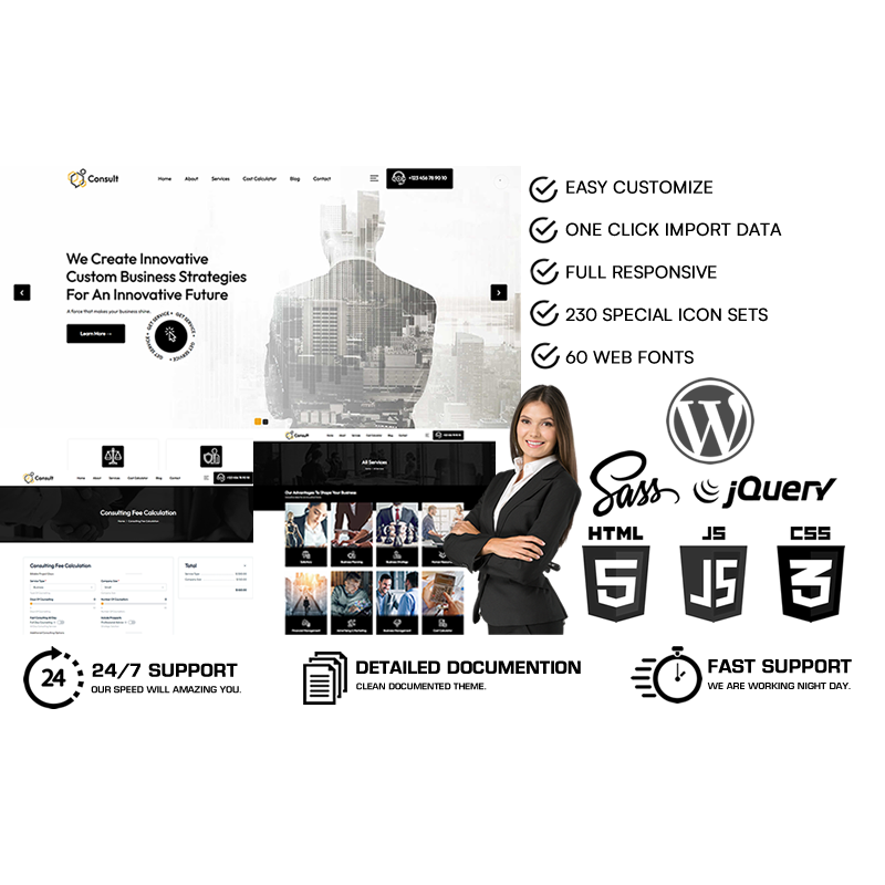 Consult - Business Consulting WordPress Theme