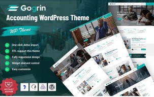 Gogrin - Accounting Responsive WordPress Theme