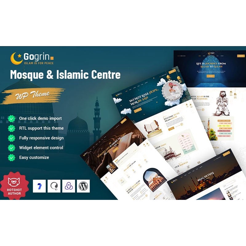 Gogrin - Mosque & Islamic Centre WordPress Theme
