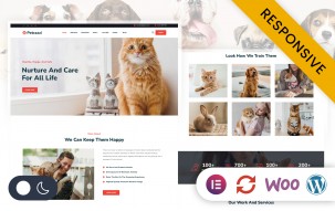 Petrazzi - Pets Care Service Elementor WordPress Responsive Theme