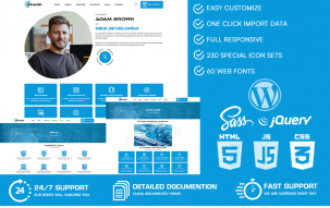 Sparka - Personal Portfolio Creative WordPress Theme