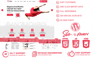 Viben - Dance Shool & Dance Studio WordPress Theme