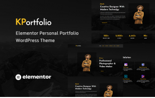 KPortfolio - Personal Portfolio WordPress Theme