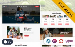Tennisco - Tennis & Sports Club Elementor WordPress Responsive Theme