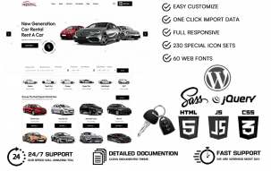 Carren - Car Rental WordPress Theme