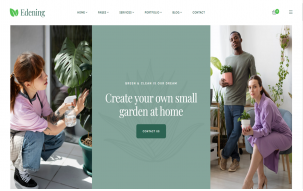 Edening - Landscape Gardening WordPress Theme
