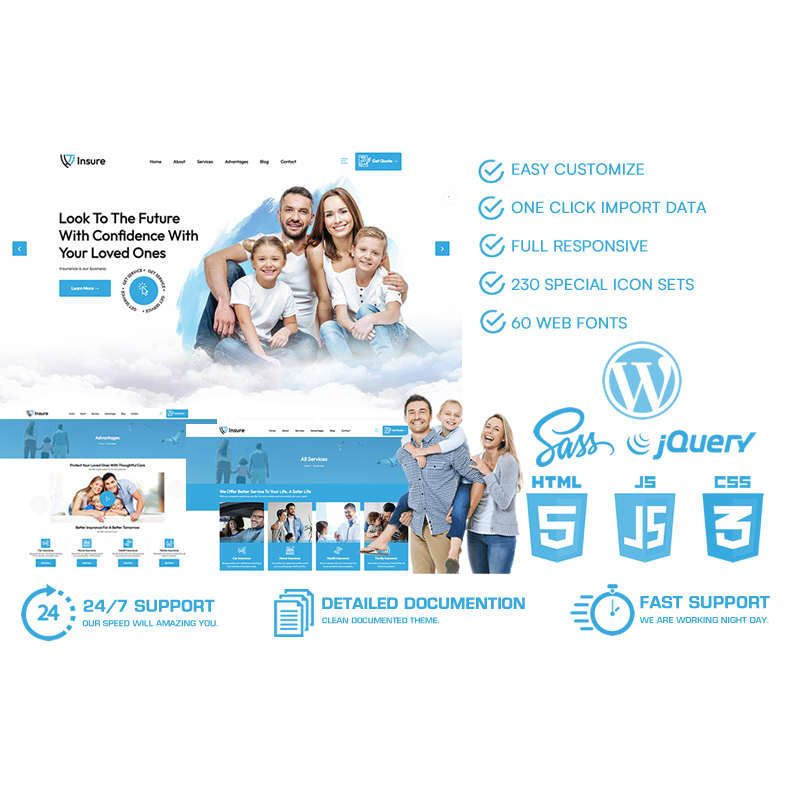 Insure - Insurance WordPress Theme