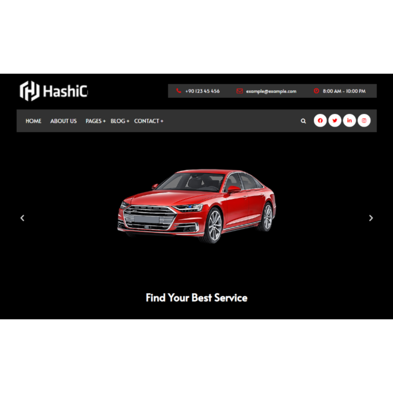 Hachi | Automechanic & Car Rental WordPress Theme