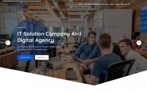 Sabah - IT Solution Landing Page WordPress Theme