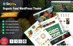 Gogrin - Organic Food Responsive WordPress Theme