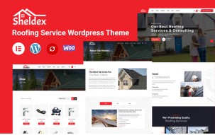 Sheldex - Roofing Company Elementor Wordpress Theme