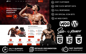 Suppla - Health Supplement WooCommerce WordPress Theme