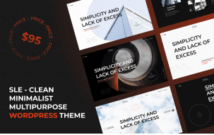 SLE - Clean Minimalist Multipurpose WordPress theme