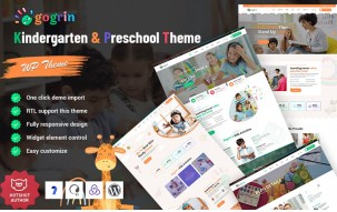 Gogrin - Kindergarten & Preschool WordPress Theme