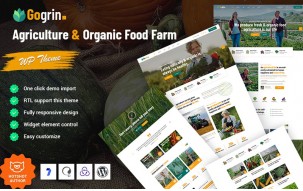 Gogrin - Agriculture and Organic Food WordPress Theme