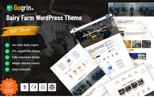 Gogrin - Dairy Farm WordPress Theme