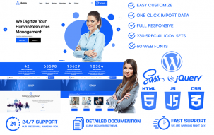 Huma - Human Resources Solutions WordPress Theme