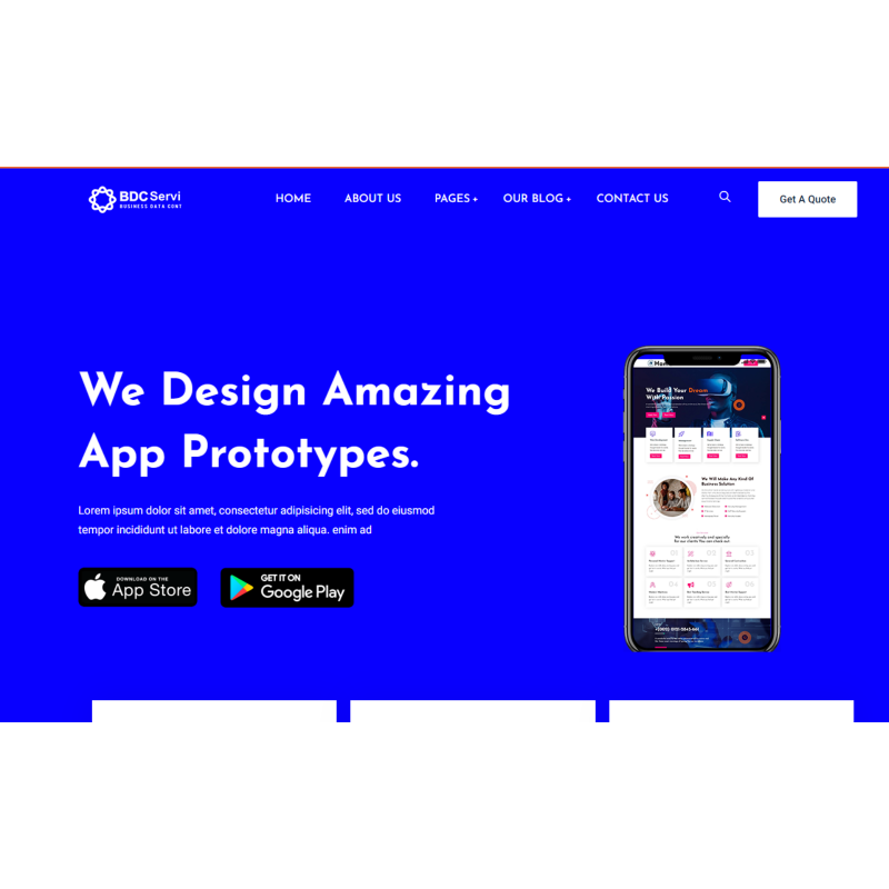 Bomra - App Landing WordPress Theme