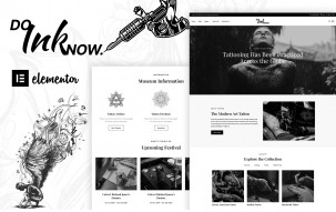 Doinknow - Tattoo Salon WordPress Theme