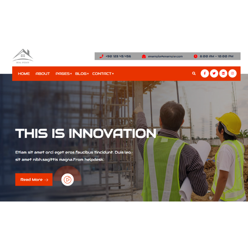 Bikor - Construction and Architecture WordPress theme