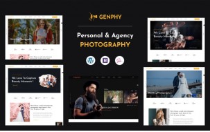 Genphy - Photography WordPress Theme