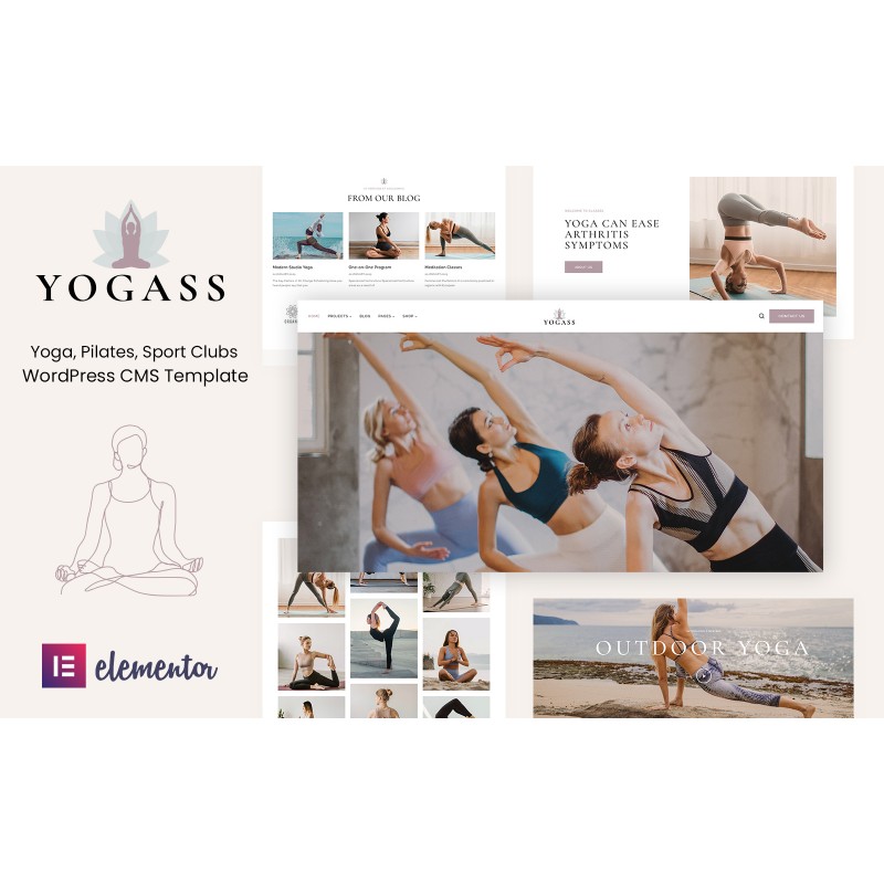 Yogass - Yoga, Fitness and Lifestyle WordPress Theme