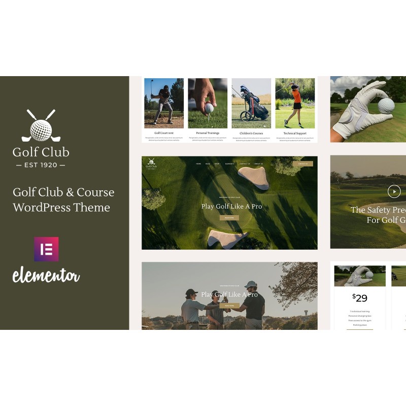 Golfclub - Golf Club & Course Sports WordPress Theme