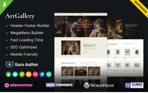 ArtGallery - Museum and Art Gallery WordPress Elementor Theme