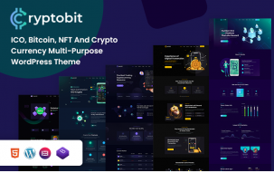 Cryptobit - Financial Technology & Crypto Currency WordPress Theme