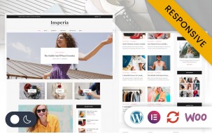 Insperia - Lifestyle & Fashion Blog Elementor WordPress Responsive Theme