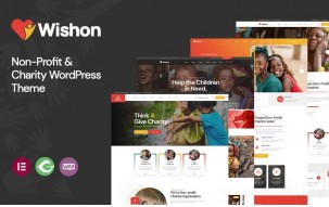 Wishon - Non-Profit & Charity WordPress theme
