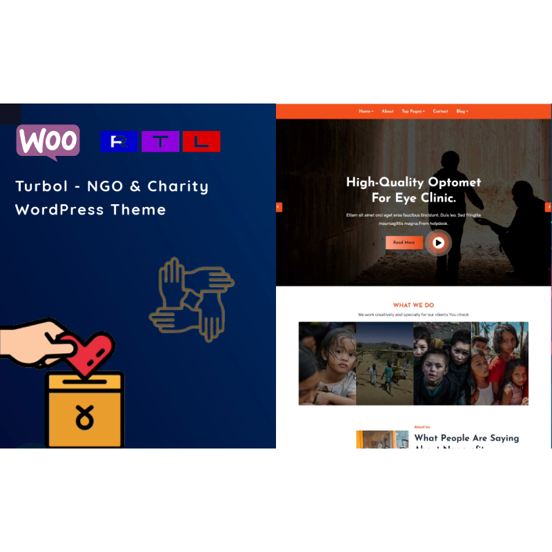 Turbol - NGO & Charity WordPress Theme