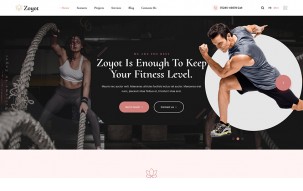 Zoyot - Sports and Fitness WordPress Theme