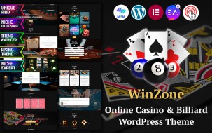 WinZone - Online Casino & Billiard WordPress Theme