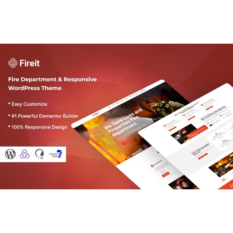 Fireit - Fire Department WordPress Theme