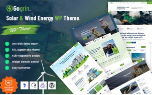Gogrin - Solar & Wind Energy WordPress Theme