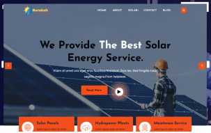 Baraka - Ecology & Solar Energy WordPress Theme