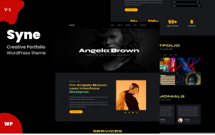 Syne &ndash; Creative Portfolio WordPress Theme