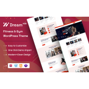 DreamHub Fitness & Gym WordPress Theme