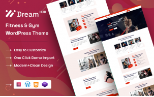 DreamHub Fitness & Gym WordPress Theme