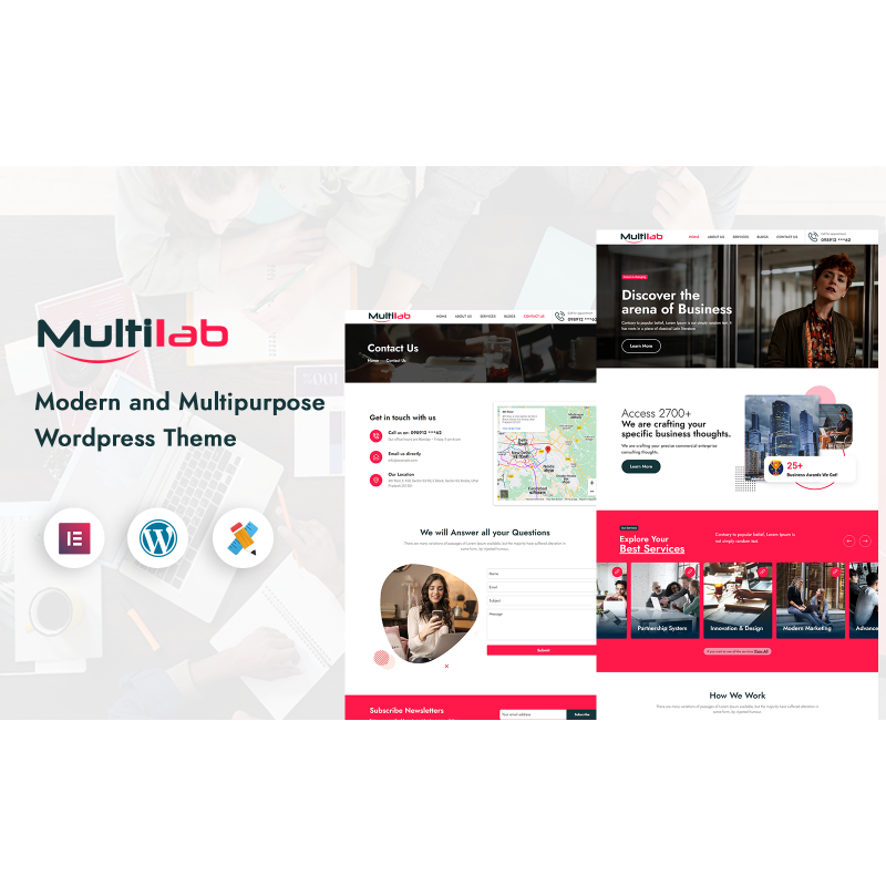 Multilab Consulting Business WordPress Theme