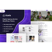 Azela - Digital Agency Service WordPress Theme