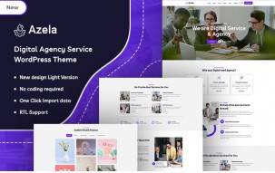 Azela - Digital Agency Service WordPress Theme