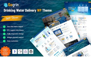 Gogrin - Drinking Water Delivery WordPress Theme