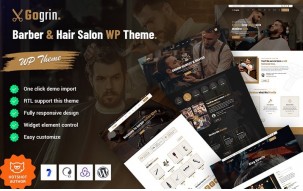 Gogrin - Barber & Hair Salon WordPress Theme
